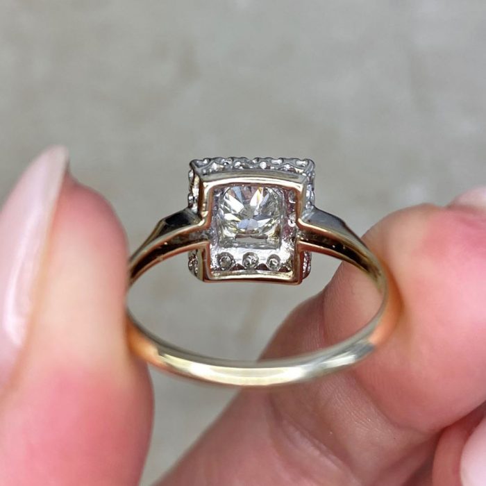 14k White Gold On 14k Yellow Gold Mounting 14210-F6