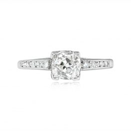 0.75ct Old Mine Diamond Engagement Ring - Arles Ring 14215 TV