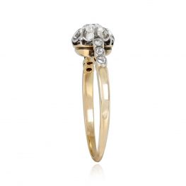 0.45ct Old Mine Cut Diamond Ring - Jersey Ring 14217 TSV