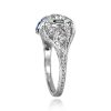 Art Deco 0.45ct Diamond and Sapphire Ring - Tavira Ring 14348 TSV
