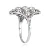Art Deco Diamond Platinum Cocktail Ring - Clermont Ring 14358 TSV