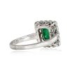 Platinum Edwardian Ring Elmfield ring Back