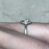 Platinum Mounting Diamond & Halo Engagement Ring