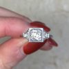 0.70ct Old European Cut Diamond Bpx Prong Platinum Engagement Ring