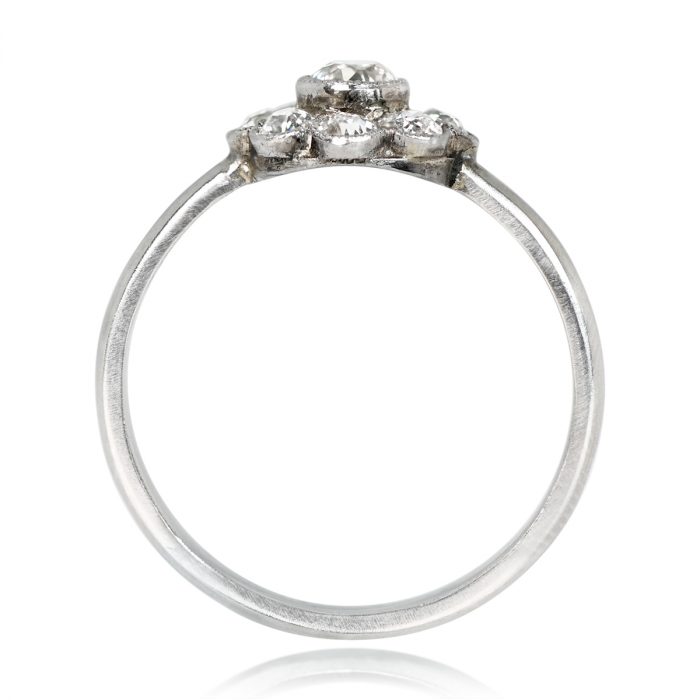 Platinum Edwardian Ring Wentworth Ring Side View