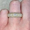 Vintage Cartier Oval Diamond Engagement Ring Circa 1950 14398-F2