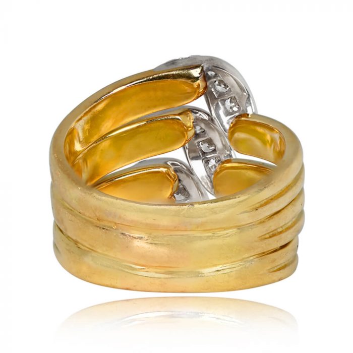 Diamond Accent Cartier Gold Triple Ring - 14439 BK