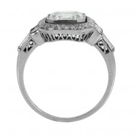 Asscher Cut Engagement Ring