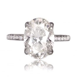 Salamanca 5.03ct Oval Cut Diamond Engagement Ring TV
