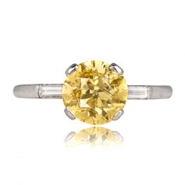1.72ct Yellow Diamond Ring Miston Ring