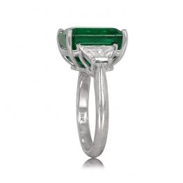 9.39ct Emerald and Diamond Cocktail Ring - Escalante Ring