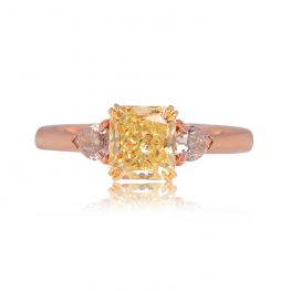 1.37ct Diamond and Fancy Diamond Ring - Colfax Ring