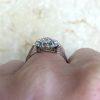 Platinum 0.28ct Diamond Filigree Engagement Ring Madrid F4