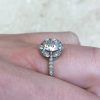 0.28ct Old European Cut Diamond Ring Madrid F5