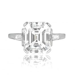 4.50 Carat Diamond Cartier Ring - Top View