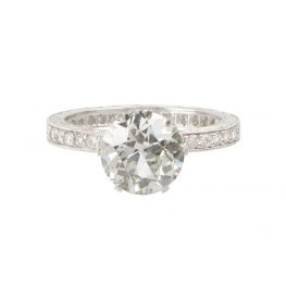 Diamond 10668VB Engagement Ring in Platinum