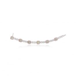 Fancy Green and Pink Diamond Bracelet - Alwick Bracelet vmk15 TV