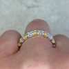 White Gold And Yellow Gold Mounting 3.60ct Diamond Weight Eternity Band VMK60 F3