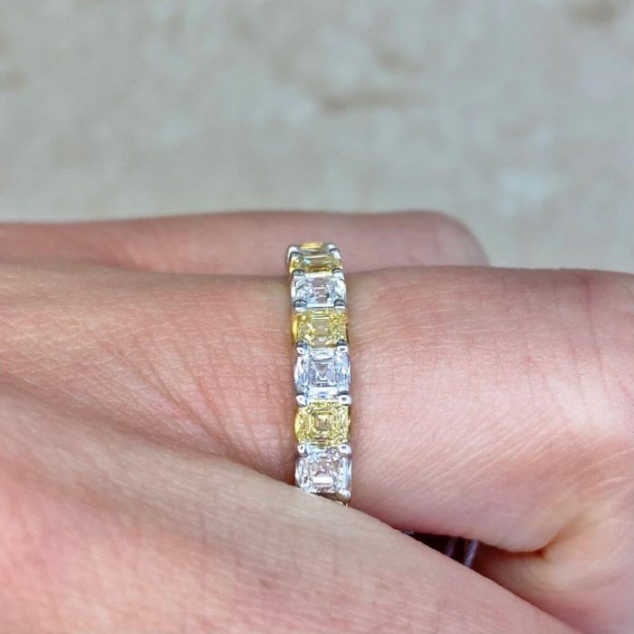 D And E Color Grade Diamond Carat Weight Eternity Band VMK60 F4